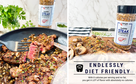 Diet-friendly meat spice rub