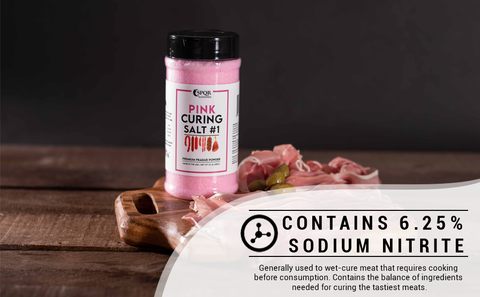 Sodium Nitrite in pink curing salt
