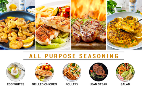 All-purpose lemon and pepper seasoning
