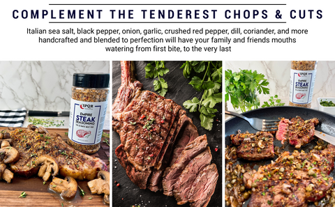 Steak seasoning for tender meat