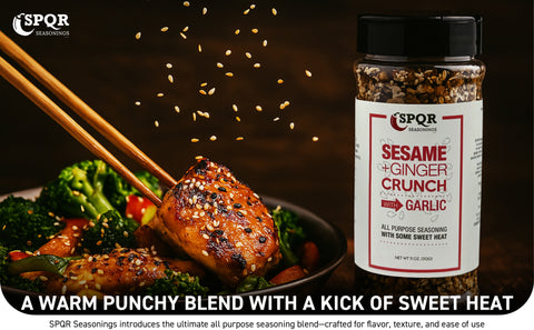 Sesame ginger crunch all-purpose seasoning blend