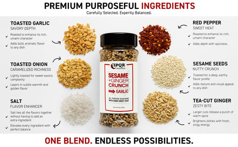Premium sesame ginger crunch