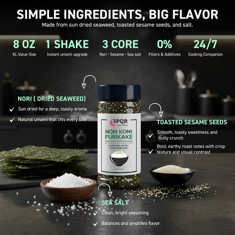 Nori Komi Furikake Seasoning XL 8 oz.