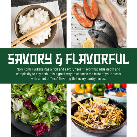 Savory and flavorful Nori Komi seasoning