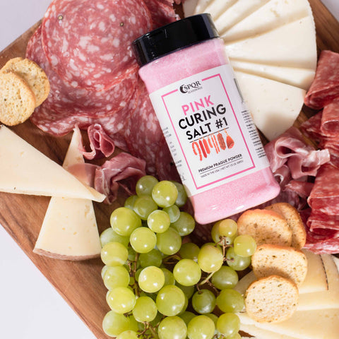 Prague powder on a charcuterie board