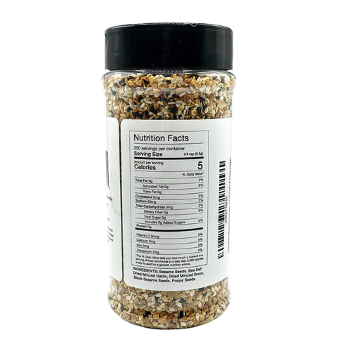 Bagel seasoning blend for food