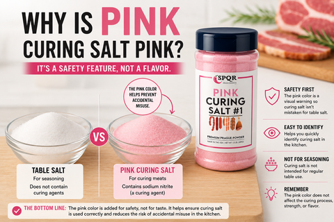 Why Is Pink Curing Salt Pink?