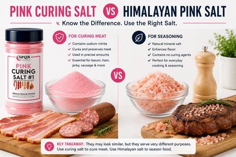 Pink Curing Salt vs Himalayan Pink Salt: What's the Difference?