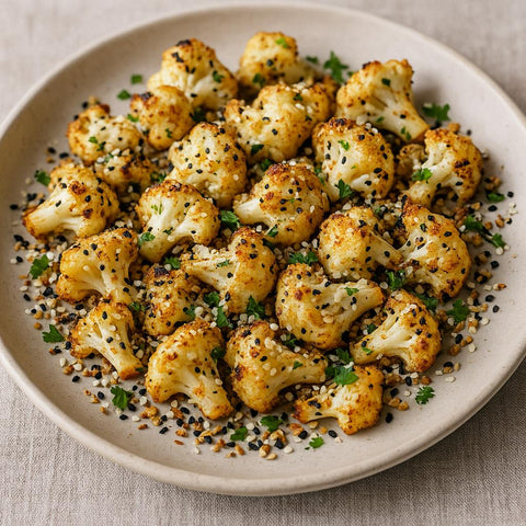 🥦 Everything Bagel Roasted Cauliflower