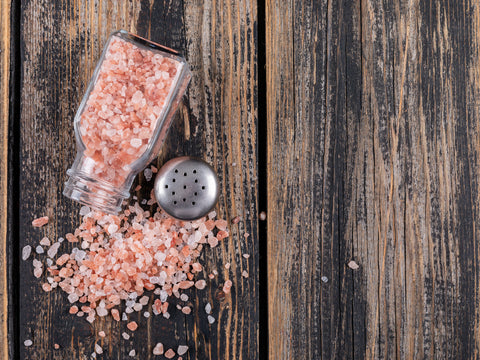 Himalayan salt coarse grain.