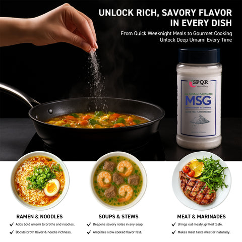 MSG Seasoning - All Natural & Plant-Based XL 12 oz.