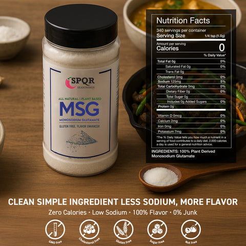 MSG Seasoning - All Natural & Plant-Based XL 12 oz.
