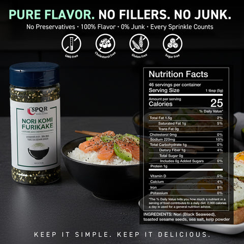 Nori Komi Furikake Seasoning XL 8 oz.